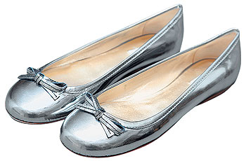 Балетки из кожи, Miu Miu ЦУМ, 9620 руб.