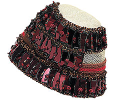 Шапочка из текстиля со стразами, Prada Prada, 33 050 руб.