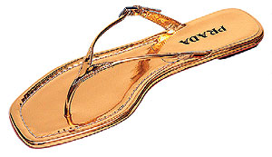 Вьетнамки из кожи, Prada Prada, 9950 руб.
