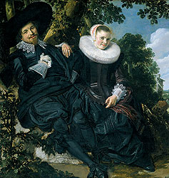 Франц Хальс. «Парный портрет Исаака Масса и Беатрикс ван дер Лаен», около 1622