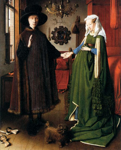 Ян ван Эйк (1390-1441). "Чета Арнольфини". Лондон, Национальная галерея