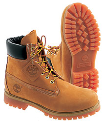 Визитка Timberland &mdash; желтые ботинки &mdash; выпускаются с 1973 года  