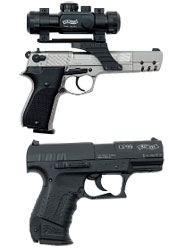 Системы Walther от компании Unirex-M комплектуются как открытым прицелом, так и двукратной оптикой