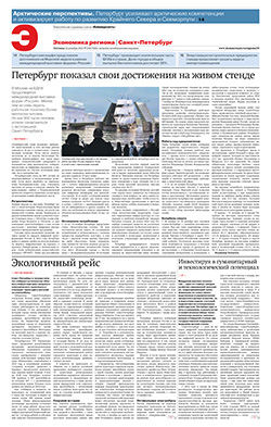 ЭКОНОМИКА РЕГИОНА. САНКТ-ПЕТЕРБУРГ №239