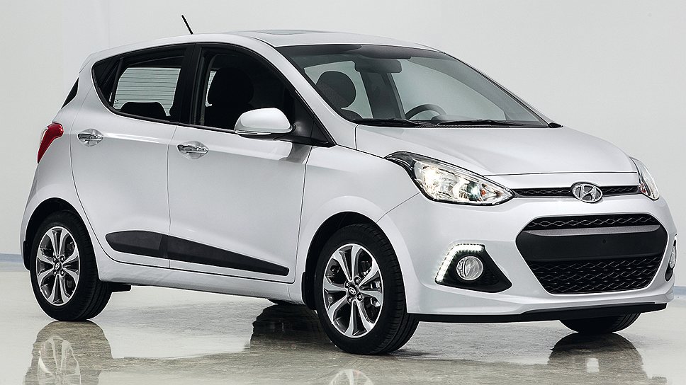 Hyundai i10 . Во внешности этой модели тоже можно найти не один из дизайнерских трендов, о которых говорил главный дизайнер марки. В России продажи Hyundai i10 не запланированы. 