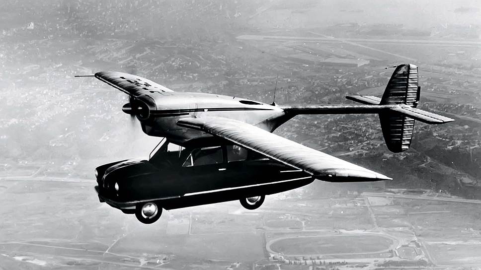 Впервые раздельная схема была опробована на ConvAirCar. Первый полет состоялся 12 июля 1946 года. Съемный планер с двигателем Lycoming O-435C мощностью 190 л. с. крепился на крышу легкого купе с пластиковым кузовом. ConvAirCar совершил 66 испытательных полетов, но через три недели разбился. Пилот Робен Снодграсс остался жив.   