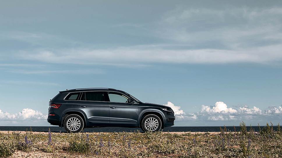 Дорожный просвет Skoda Kodiaq составляет 187 мм, угол рампы - 19,7 градуса, углы въезда и съезда - 19,1 и 15,6 градуса соответственно. Для автомобиля также предусмотрен внедорожный пакет, включающий в себя защиту картера двигателя.     
