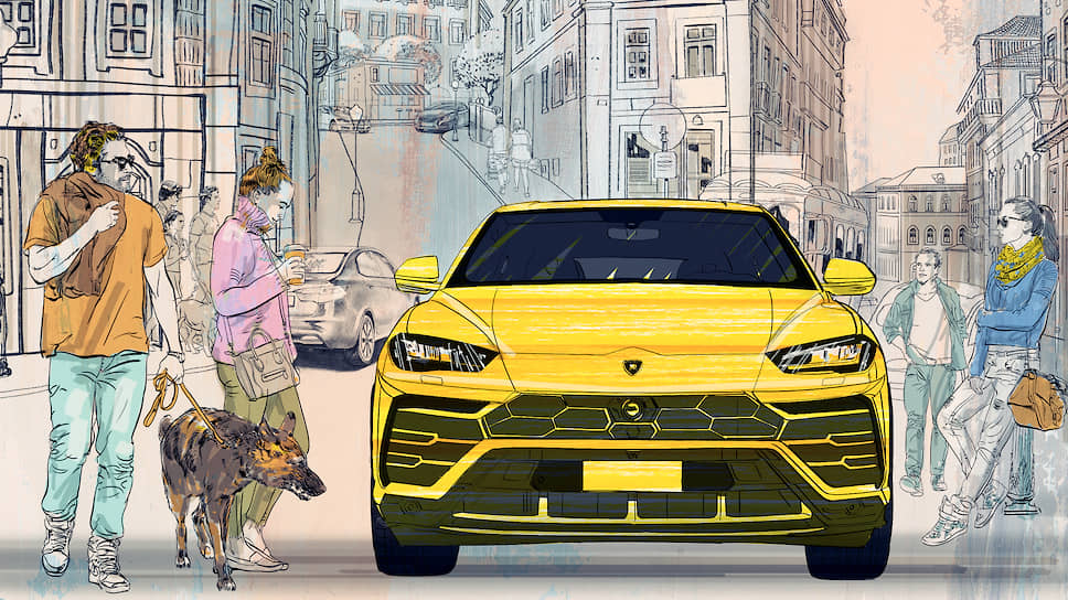 Пропорции напоминают о родстве суперкроссовера Urus с купе Lamborghini: две трети приходятся на кузов, одна треть — на остекление. Передняя часть выдает продольное расположение силового агрегата, вынесенного за пределы колесной базы и скрытого под капотом, напоминающим о Miura и Aventador. Диагональные линии капота впервые были применены в дизайне Countach. 