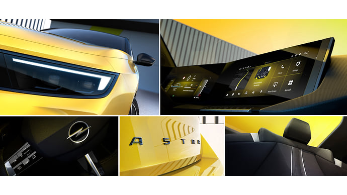 Opel показал тизер Astra нового поколения