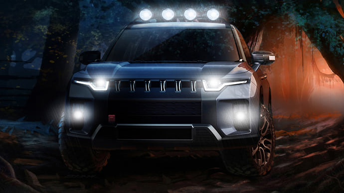 SsangYong показал тизер кроссовера Torres