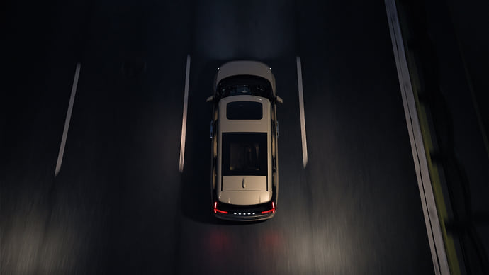 Volvo показала тизер электрического минивэна EM90