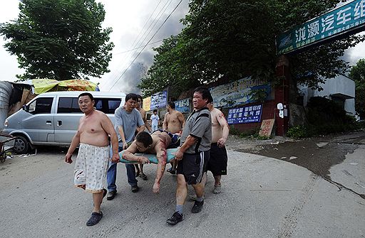 28.07.2010 В китайской провинции Цзянсу произошел взрыв на химическом заводе. Более 300 человек получили ранения различной степени тяжести и были госпитализированы
