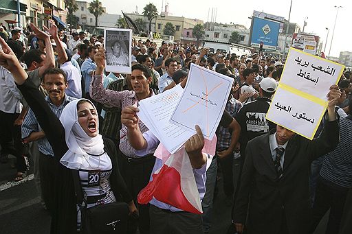 20.06.2011 В Марокко прошли массовые демонстрации против плана реформ, предложенного королем Мохаммедом VI. Документ предусматривает, в частности, передачу ряда полномочий от короля премьер-министру 