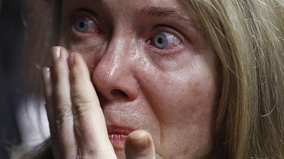 Родственники Оскара Писториуса после окончания судебного заседания 
