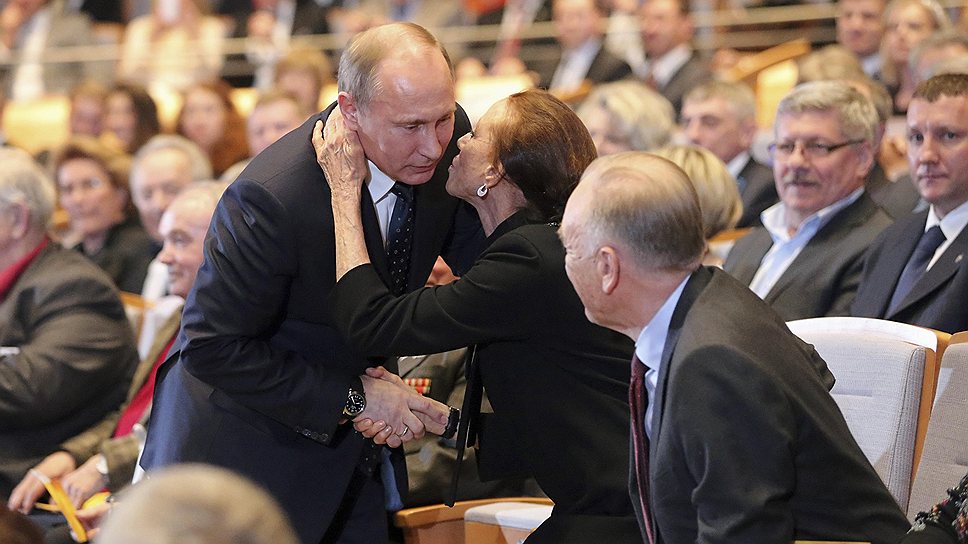 Владимир Путин и Майя Плисецкая 