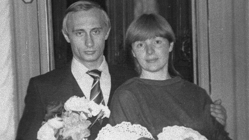 Владимир и Людмила Путины с дочерью Катей. Калининград, 1985 год 