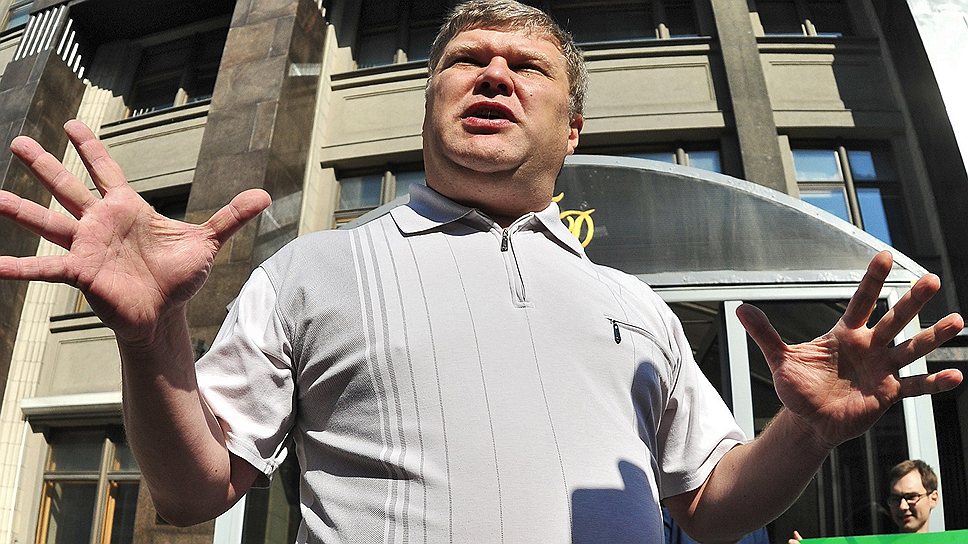 Кандидат в мэры Москвы от партии «Яблоко» Сергей Митрохин