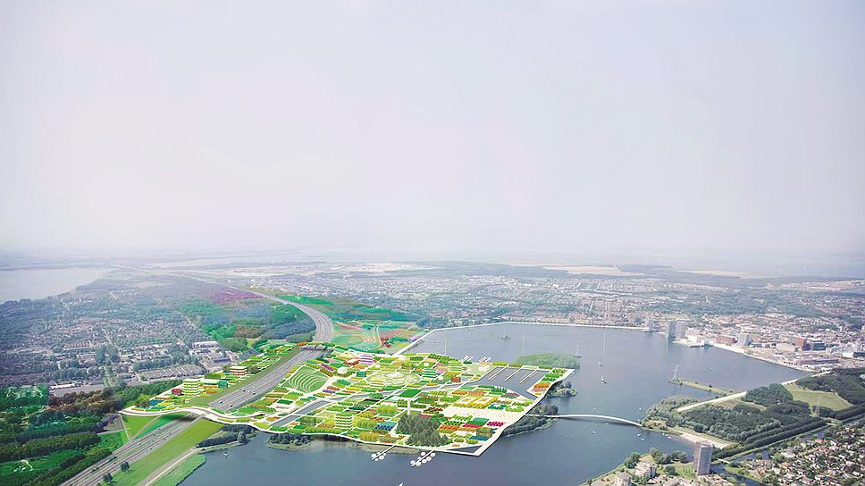 Проект Floriade almere в Нидерландах (45 га) 