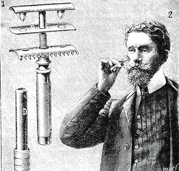 1904 год. Американский изобретатель Кинг Кэмп Жиллетт запатентовал бритву со сменными лезвиями 