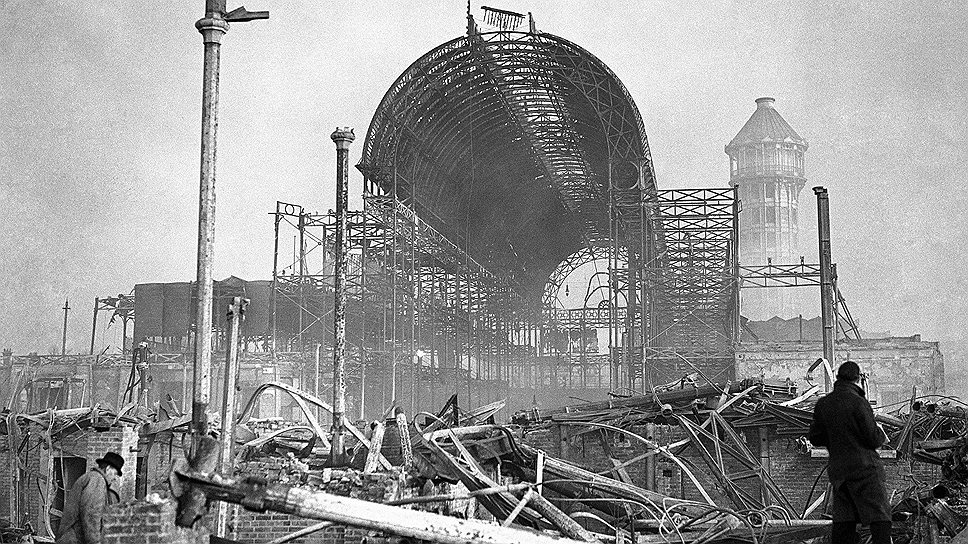 1936 год. Хрустальный дворец в Гайд-парке Лондона был уничтожен пожаром  