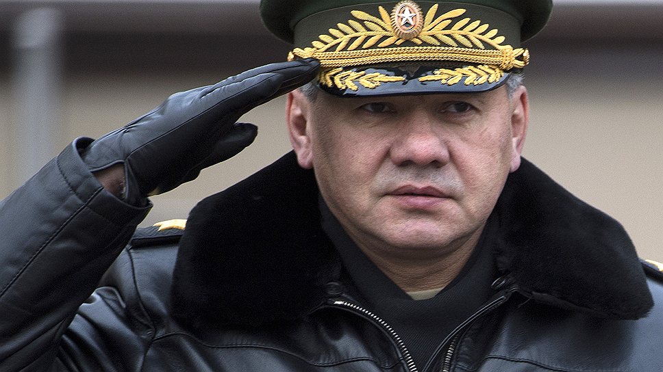 Министр обороны Сергей Шойгу