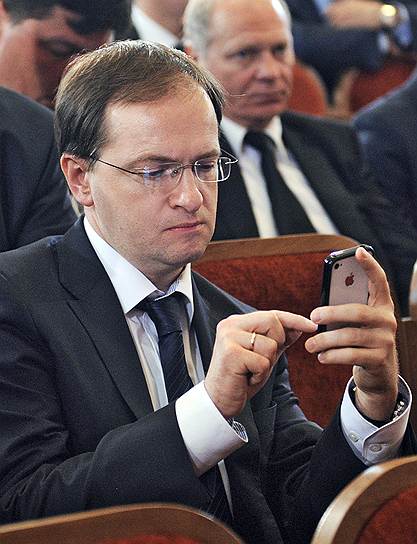 Министр культуры России Владимир Мединский, 2012 год 