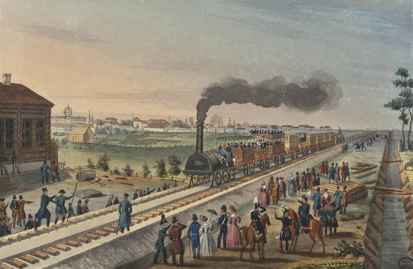 1836 год. Принято решение о постройке Царскосельской железной дороги. Она стала первой пассажирской железной дорогой в России 