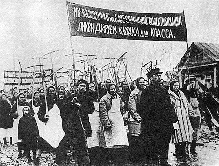 Массовые ссылки привели к недовольству в среде крестьянства и многочисленным бунтам, которые часто подавлялись с применением оружия. В целом в течение 1930 года около 2,5 млн человек выступили против коллективизации