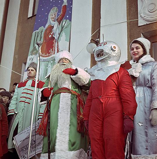 1963 год. Открытие праздника  «Русская зима»  