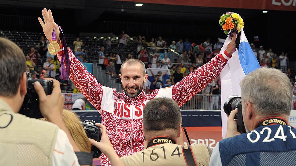 Игрок сборной России по волейболу Сергей Тетюхин
