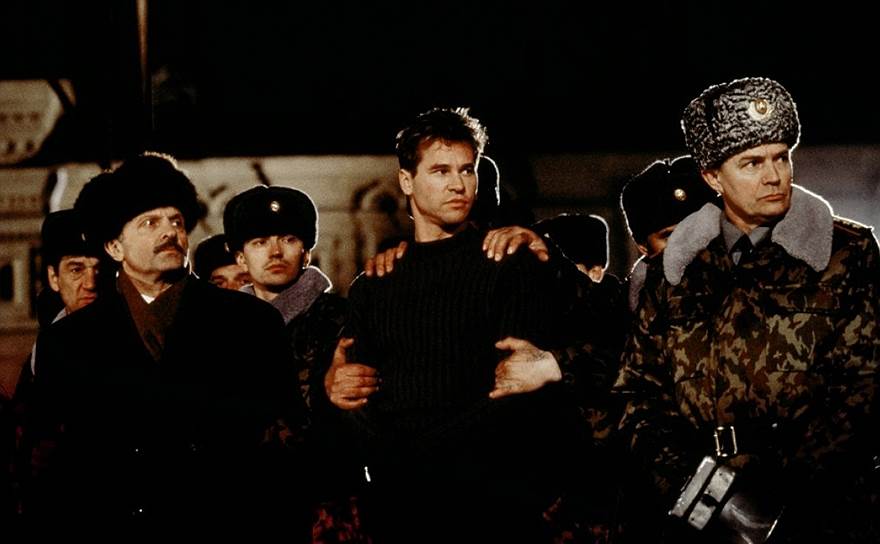 В 1997 году в США на экраны вышел фильм «Святой» о шпионе Саймоне Тамплиере (Вэл Килмер), который работает на российского промышленного магната. Президента России Карпова сыграл российский актер Евгений Лазарев (на фото слева)