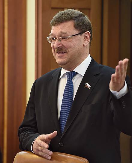 Председатель комитета Совета Федерации России по международным делам Константин Косачев