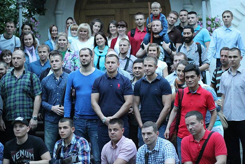 Члены православного движения «Сорок сороков» 