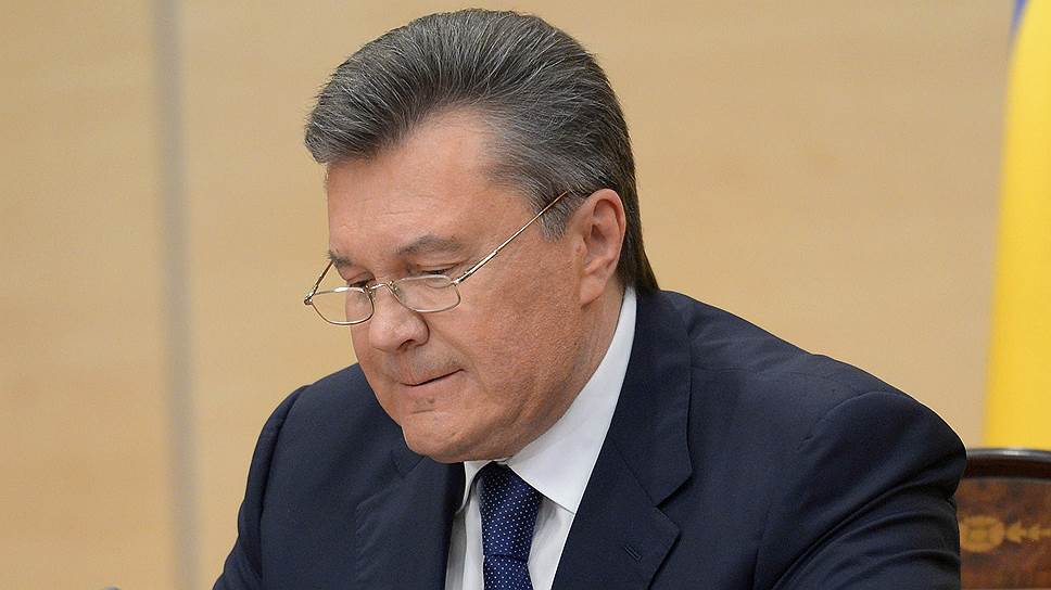 Бывший президент Украины Виктор Янукович 