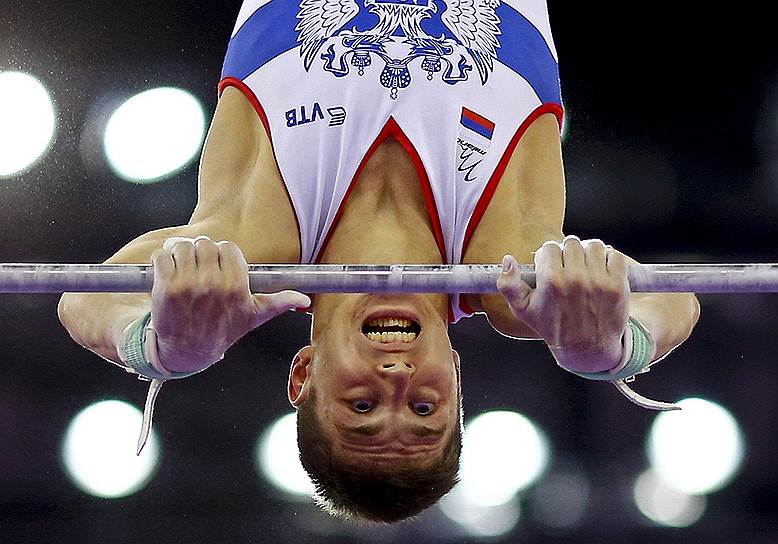 6 место: сборная России по спортивной гимнастике (8 очков) Первое место в медальном зачете Европейских игр (3 бонусных балла за сверхвысокие показатели)