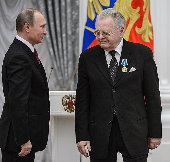 Владимир Путин и композитор Юрий Антонов