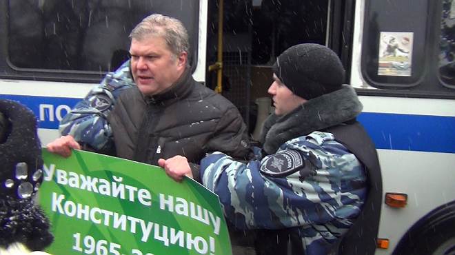 Лидер партии "Яблоко" Сергей Митрохин