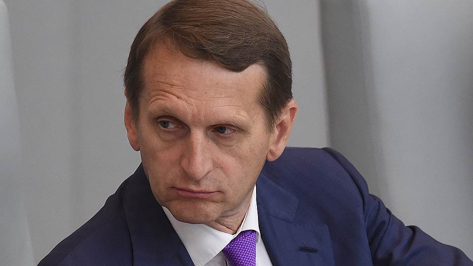 Председатель Государственной думы России Сергей Нарышкин  