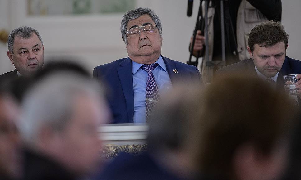 Губернатор Кемеровской области Аман Тулеев проснулся как раз к приходу президента России Владимира Путина 