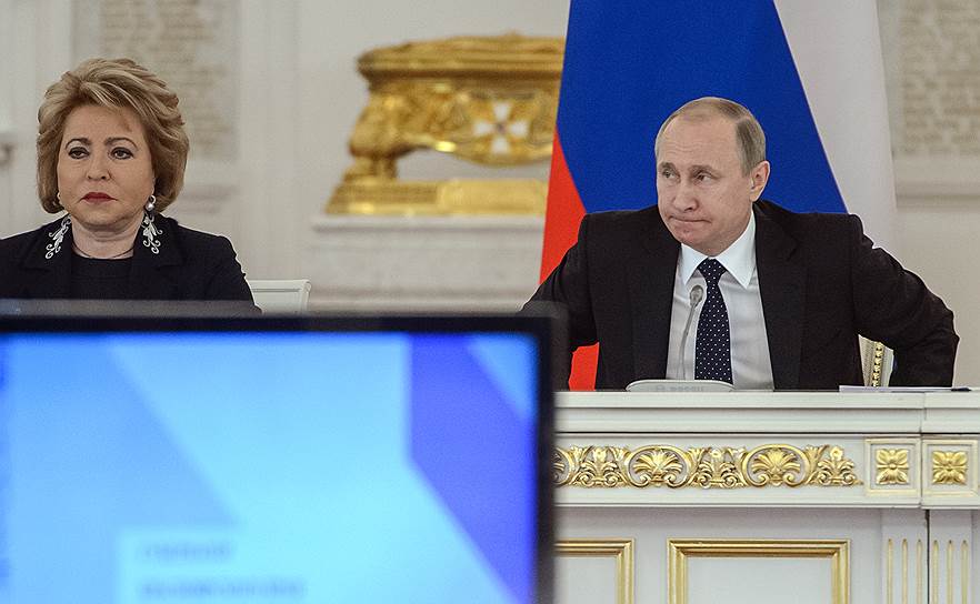 Валентина Матвиенко на этом заседании не выступала, но вид ее говорил о многом 