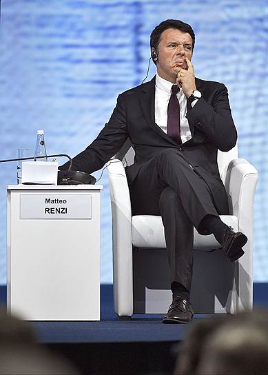 Премьер-министр Италии Матео Ренци  