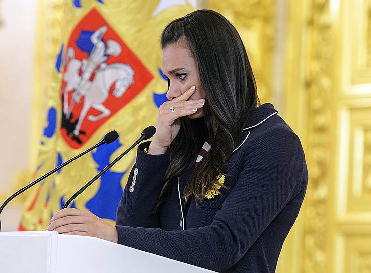 Двукратная олимпийская чемпионка Елена Исинбаева 