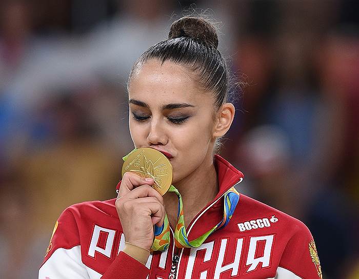 Золото. Маргарита Мамун (художественная гимнастика, личное многоборье) 