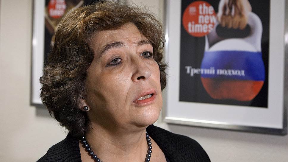 Главный редактор The New Times Евгения Альбац  