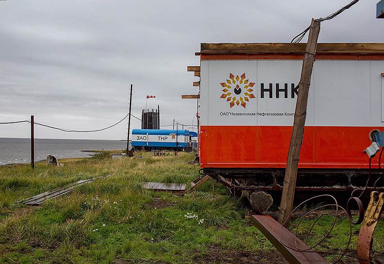 Вахтовая база нефтяников на территории поселка Мунгуй 