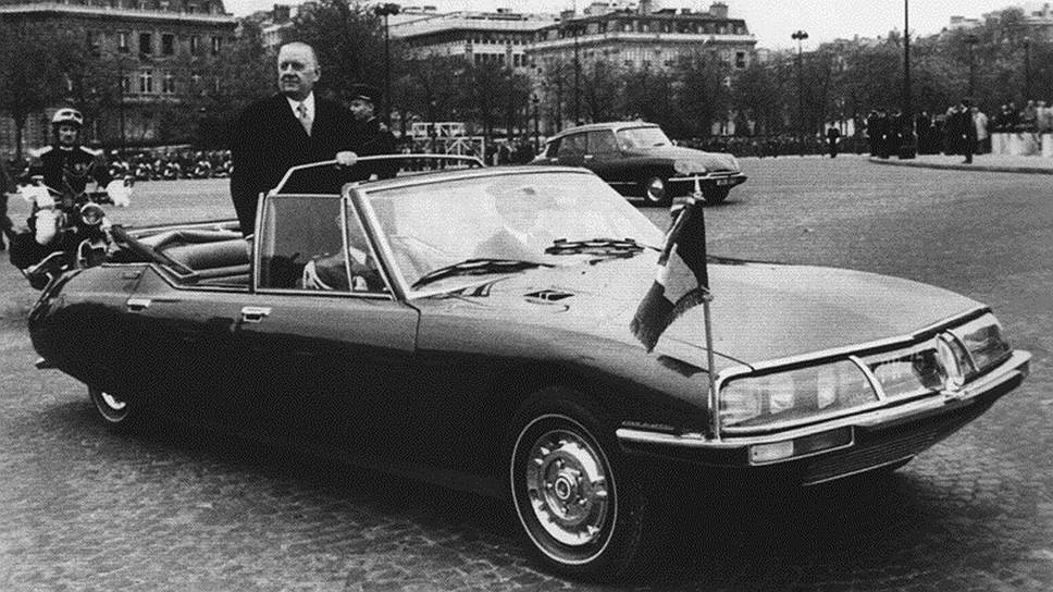 Жорж Помпиду в Citroen SM 