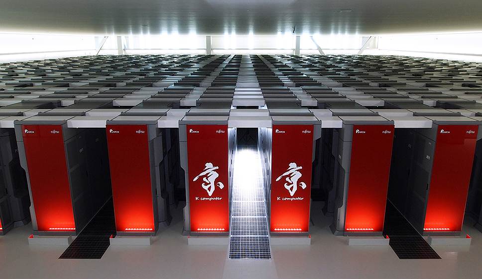 K computer, Япония Производительность составляет 10,5 петафлопс