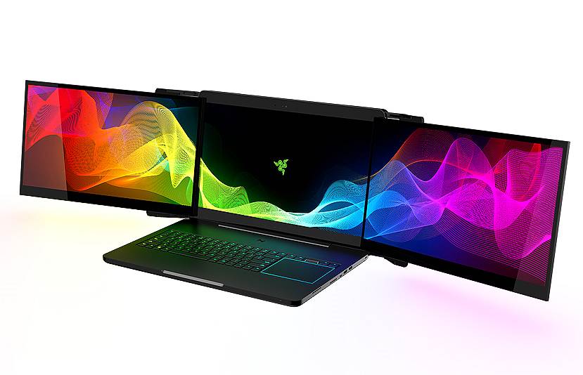 В январе 2017 года на выставке CES-2017 компания Razer анонсировала игровой ноутбук Project Valerie, особенностью которого является наличие трех выдвижных экранов. Диагональ равна 17,3 дюймам, вес — 5,4 кг, толщина корпуса — около 38 мм