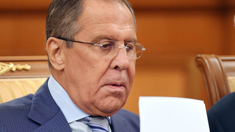 Министр иностранных дел России Сергей Лавров