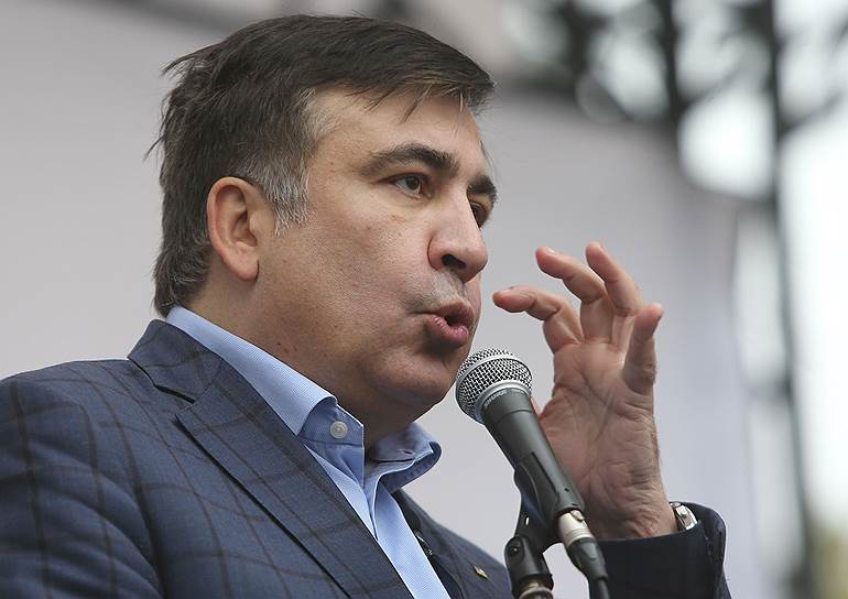 Бывший президент Грузии, бывший губернатор Одесской области Михаил Саакашвили 